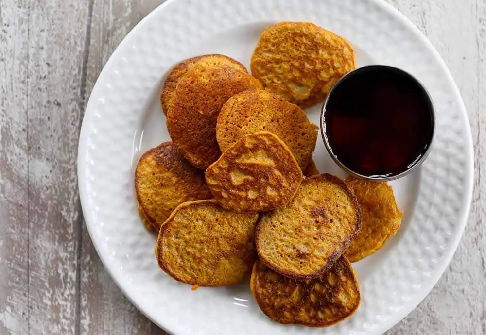 2 ingredient sweet potato pancakes