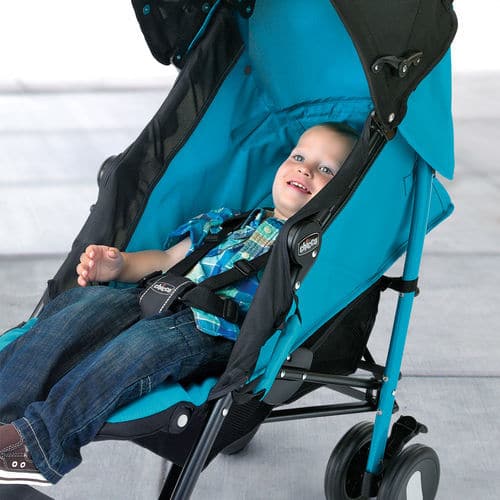 Chicco Echo Stroller allows you to recline into 4 positions for a more comfortable ride.  - Chicco Echo Stroller Review | Baby Journey 