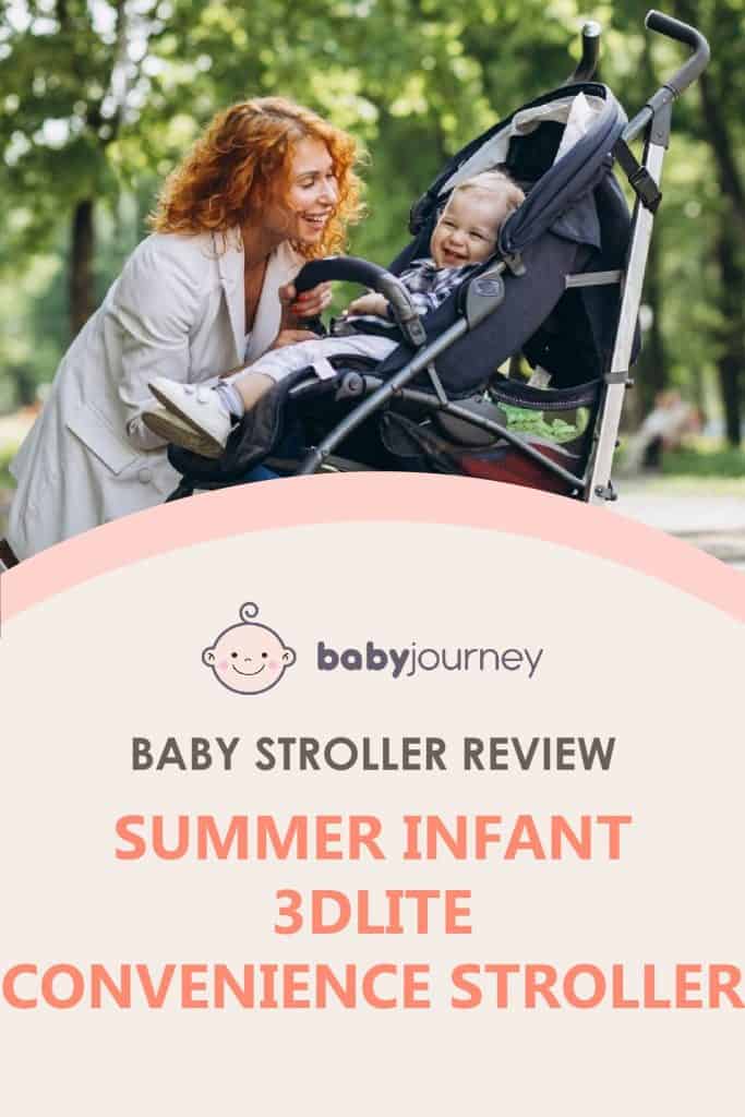 Summer Infant 3DLite Convenience Stroller Review | Baby Journey 