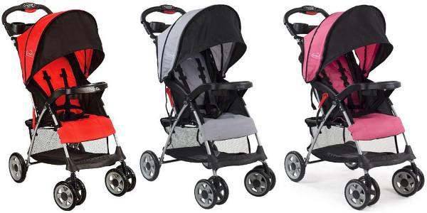 Cloud Plus Lightweight Stroller comes in various color like red, grey and pink. Kolcraft Cloud Plus Lightweight Stroller Review | Baby Journey