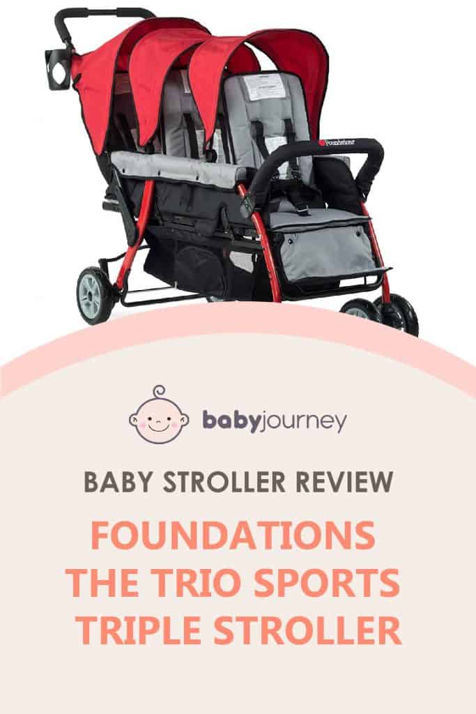 Foundations The Trio Sports Triple Tandem Stroller Review | Baby Journey