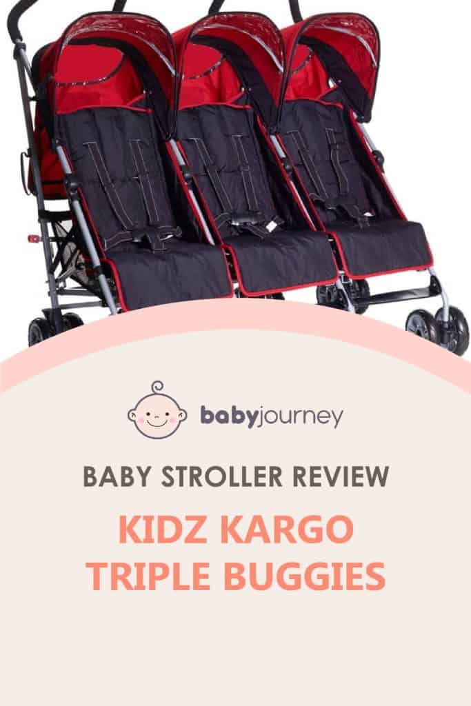 Kidz Kargo Triple Buggies Review | Baby Journey