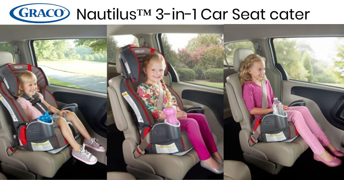 Nautilus car seat can cater from toddler to young kids