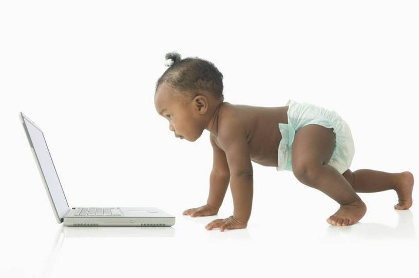 Any form of electronic screen can produce the same negative side effects as TV does. - When can baby watch TV & how to control it | Baby Journey 