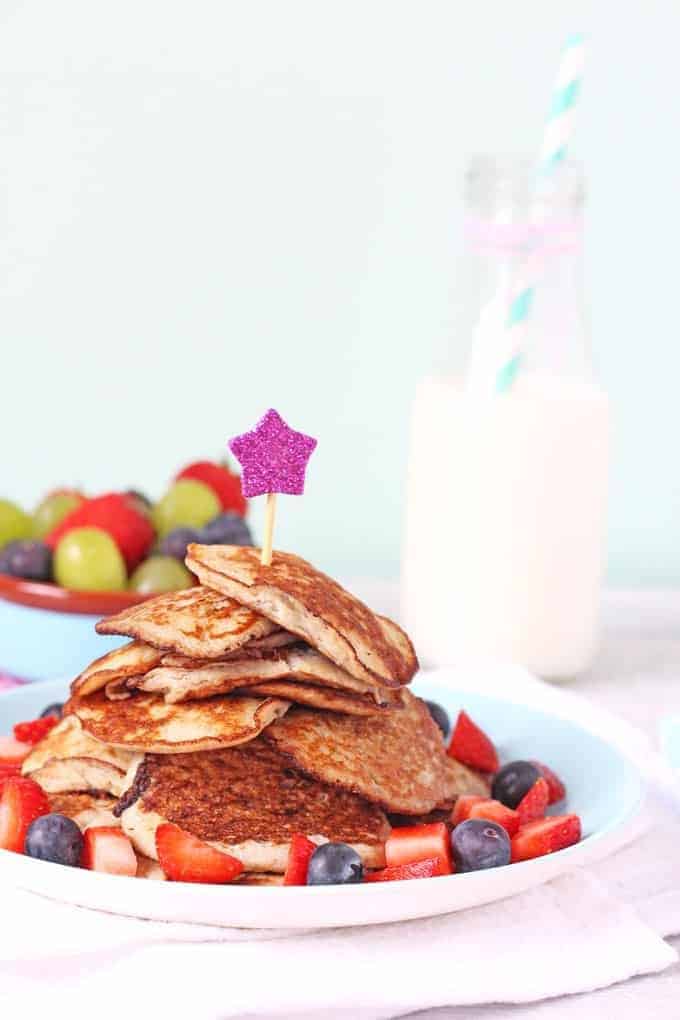 Your baby will go bananas for this pancakes – literally!