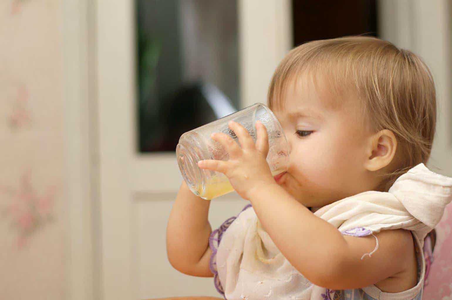 Drinking out a cup (and not a bottle) prevents your little one from exposing his/her teeth to sugar all day long.