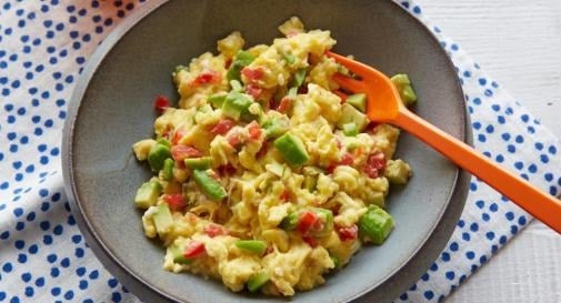 It's easy to make, it's delicious, it's packed with nutrients – this scramble is your baby's new favorite breakfast!