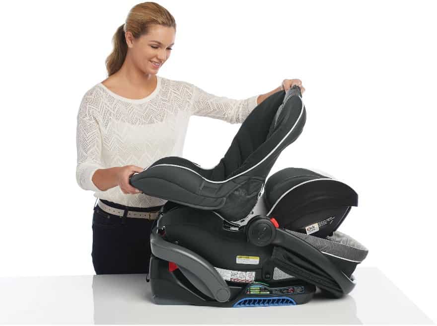 Graco’s Rapid-Remove cover makes cleaning out crumbs an easy job (Source: eBay)