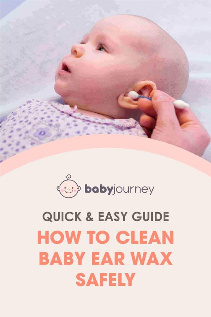 how to clean baby ear wax