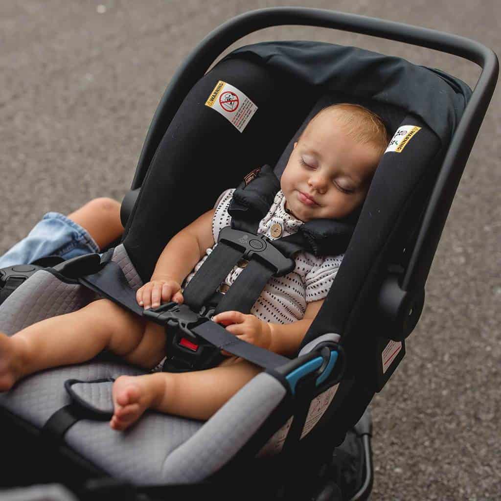 It is actually not recommended to use an infant car seat with your best double jogging stroller until your child is six months or older. - Best Double Jogging Stroller | Baby Journey 