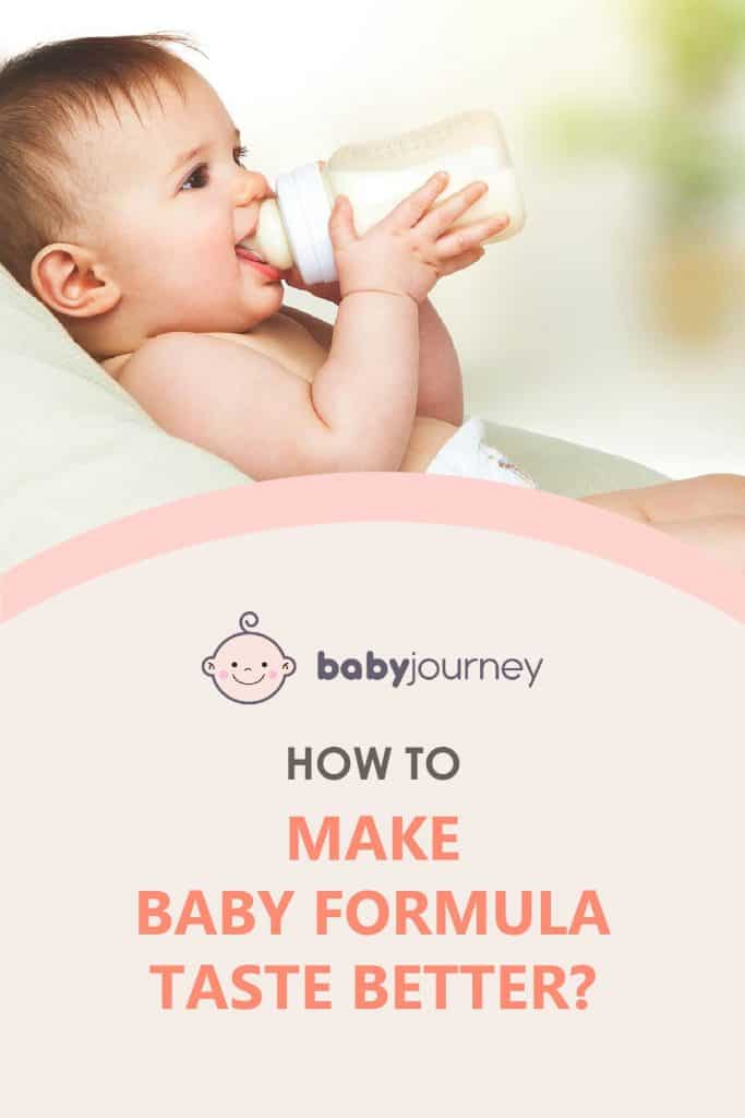 how to make baby formula taste better