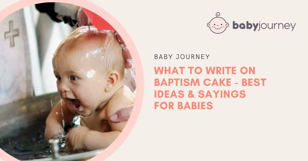 What to Write on Baptism Cake | Baby Journey