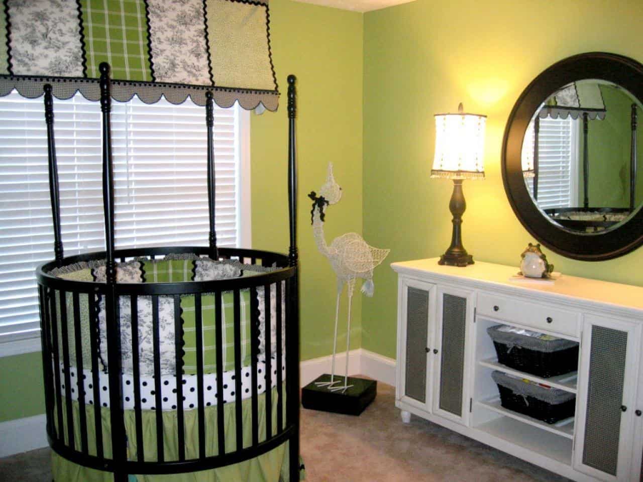 baby girl nursery ideas 1, round crib