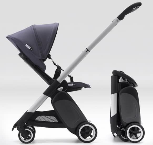 The Bugaboo Ant and its folded form. - Bugaboo Review | Baby Journey 