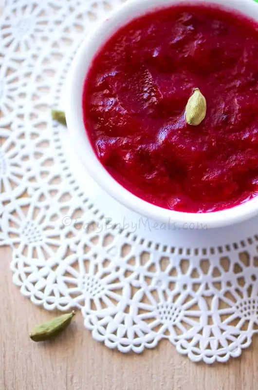 To Boost His Digestion: Plum Puree | Baby Food Puree Recipes | Baby Journey 