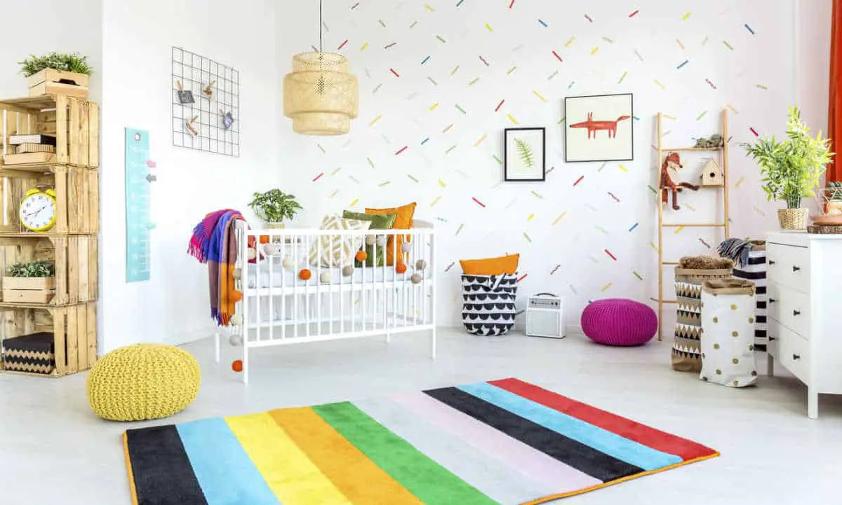 Vibrant mixes give the nursery a lively vibe that’s refreshing. - Baby Boy Nursery Ideas | Baby Journey 