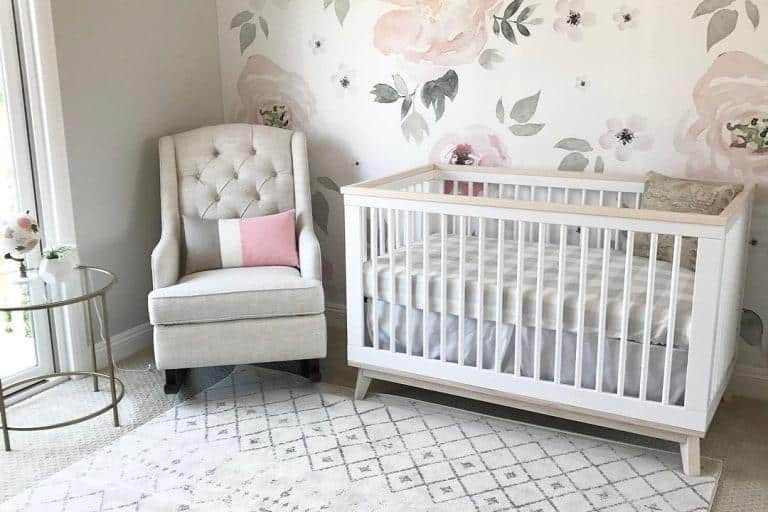baby girl room ideas pink and gray