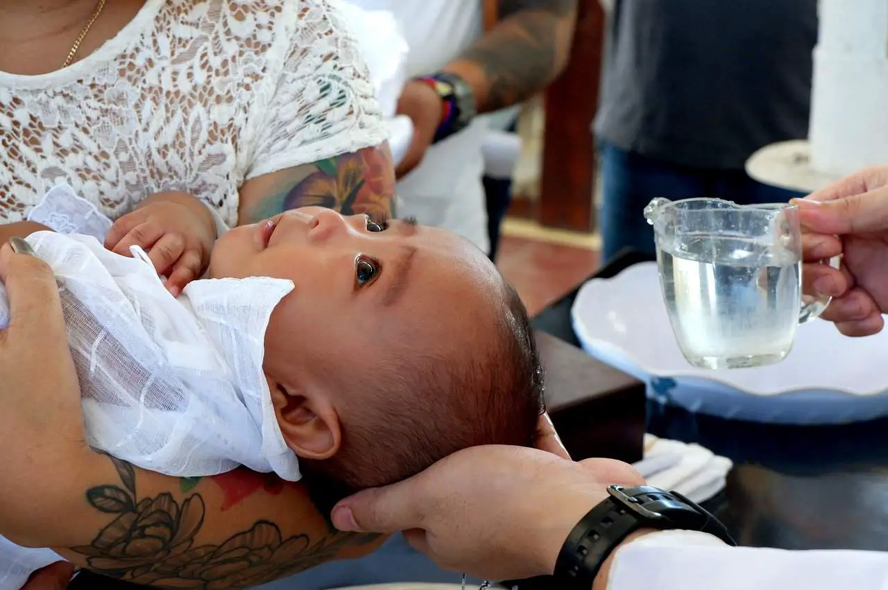 Baby baptism is a common practice for Catholics.
