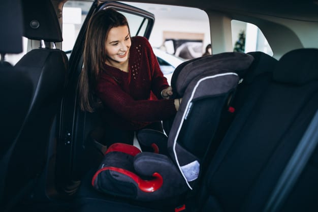 The way to install forward facing car seats are about the same across all types of car seats. - How to Install a Car Seat | Baby Journey 