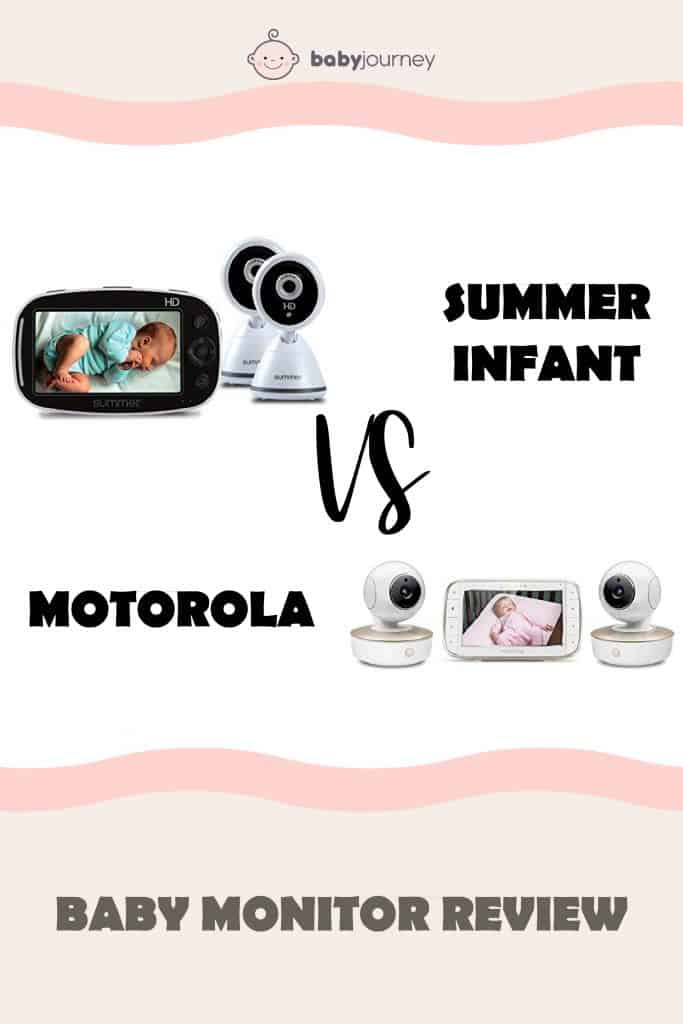 Summer Infant VS Motorola Baby Monitor Review | Baby Journey