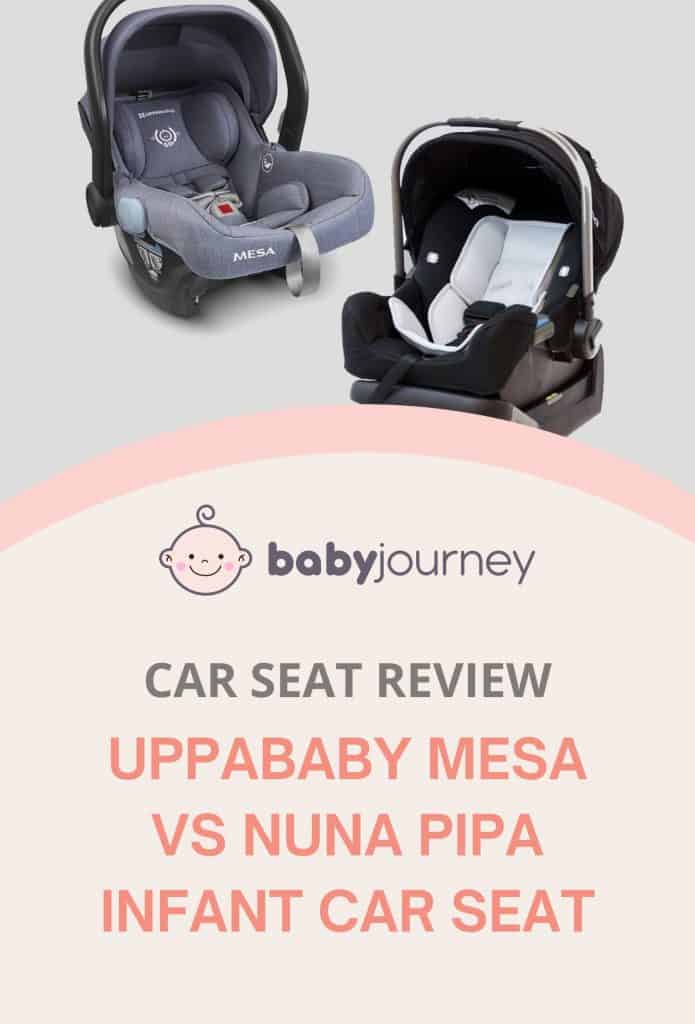 UPPAbaby MESA Vs Nuna Pipa Review | Baby Journey