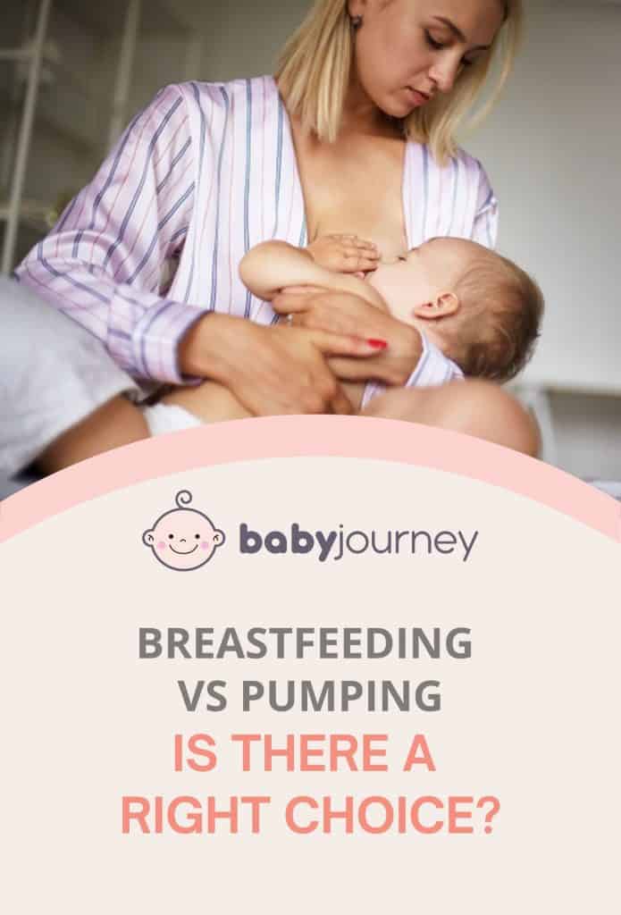 Breastfeeding vs pumping | Baby Journey