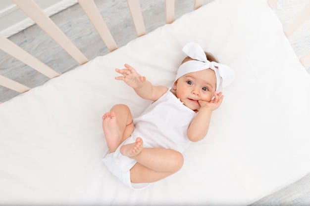 Let your baby sleep on the crib mattress without pillows and soft toys, because bare is best! - Best Crib Mattress Review | Baby Journey