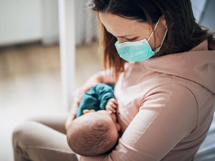Wearing Mask While Breastfeeding | Breastfeeding While Sick | Baby Journey