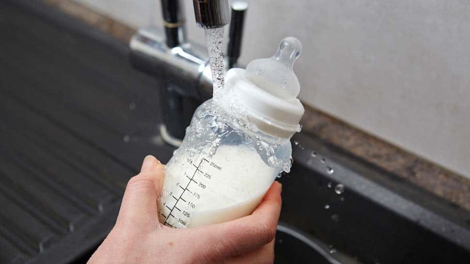 You can warm a bottle of milk by running it under hot tap water for a few minutes.- How to Warm a Baby Bottle | Baby Journey