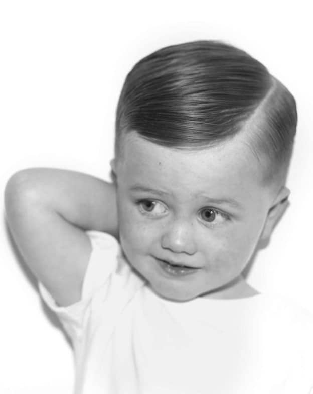 Side Part Cut. - 10 All-Time Popular Toddler Boy Haircuts | Baby Journey