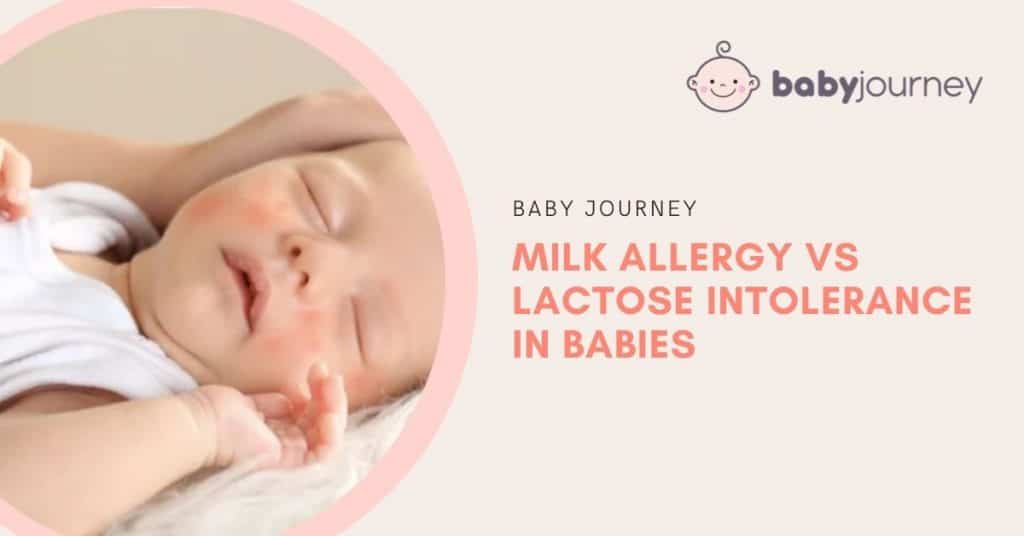 Milk Allergy vs Lactose Intolerance | Baby Journey
