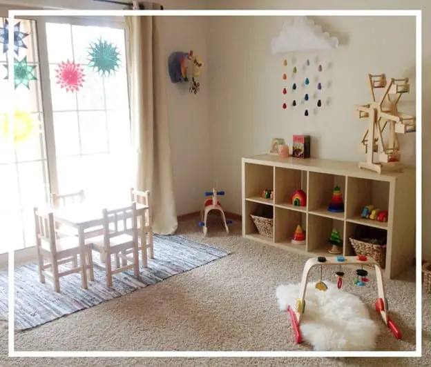 Organized Montessori Playroom | Montessori Playroom | Baby Journey
