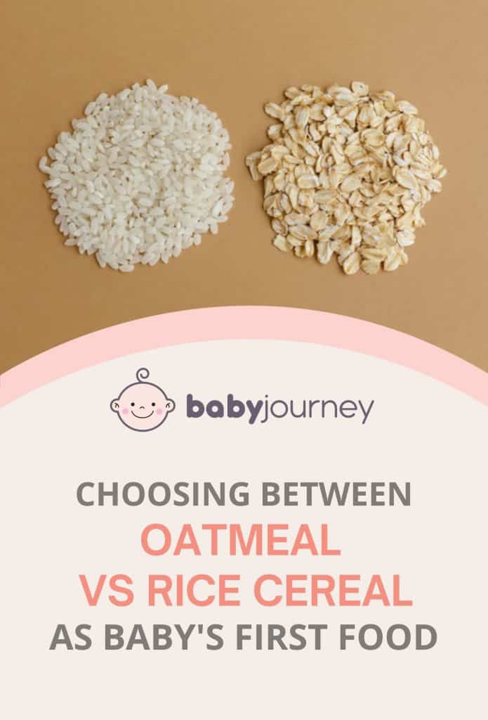 Oatmeal vs Rice Cereal | Baby Journey