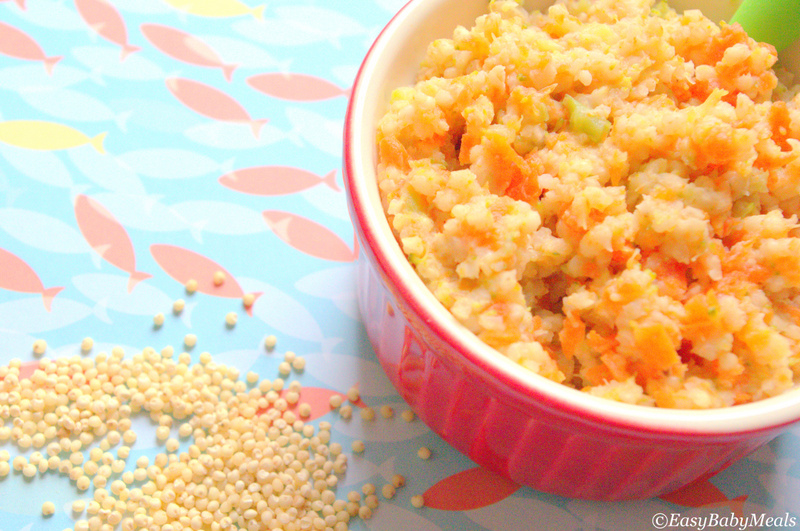 Colorful Millet & Carrot Puree | 21 Stage 2 Baby Food Recipes Your Baby Will Love | Baby Journey
