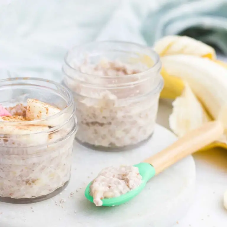 Banana and chia seed pudding - Stage 3 baby food recipes - Baby Journey Blog