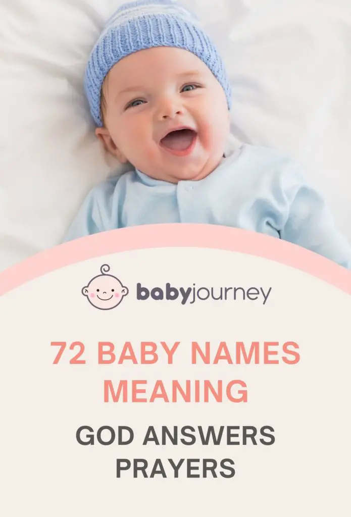 Baby Names Meaning God Answers Prayers  - Baby Journey blog