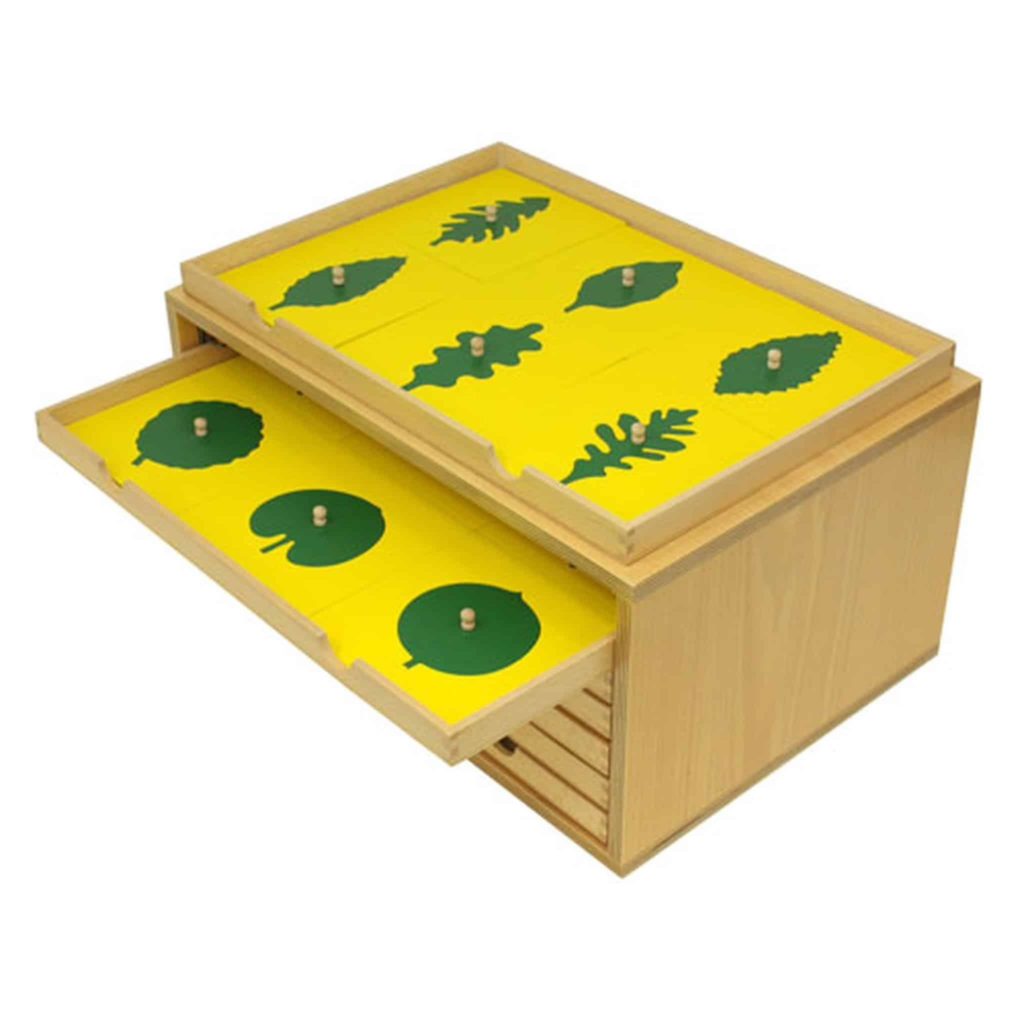 Montessori Leaf Cabinet | Montessori fall activities for kids | Baby Journey