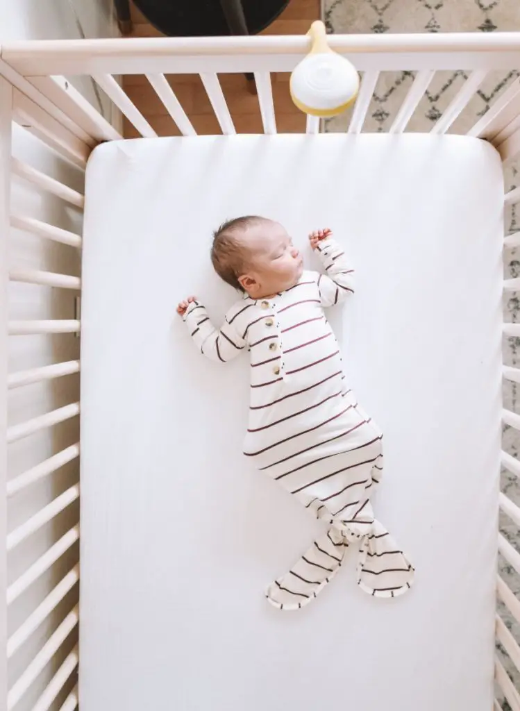 Cribs are a common baby sleep space but it is not necessary if you are using crib alternatives - 14 Best Crib Alternatives for Parents Who Want Other Baby Sleeping Options - Baby Journey blog