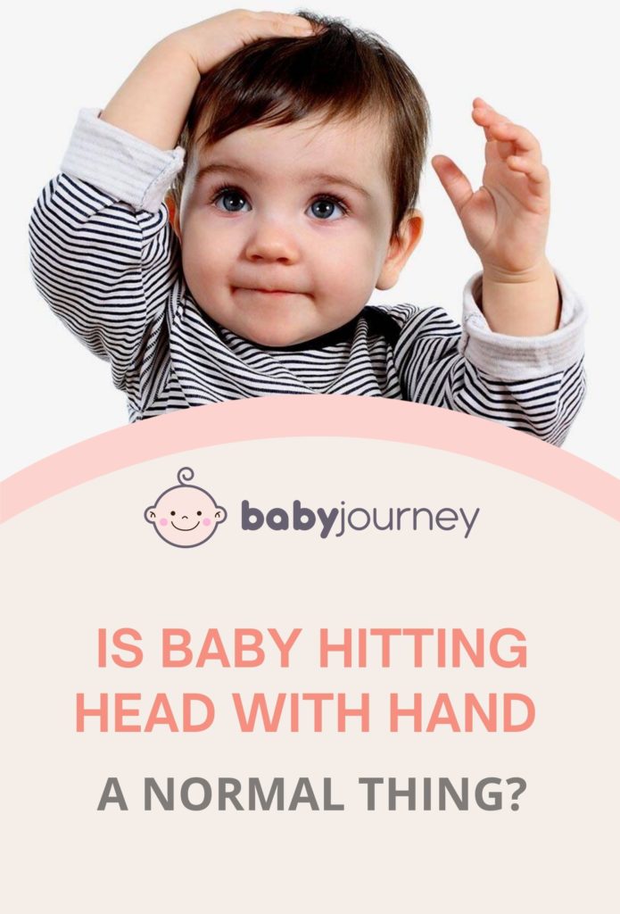 Is Baby Hitting Head with Hand A Normal Thing - Baby Journey blog