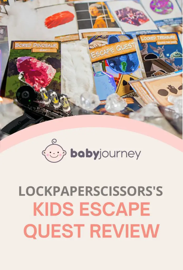 Kids Escape Quest game - At Home Escape Room Kit - Baby Journey blog