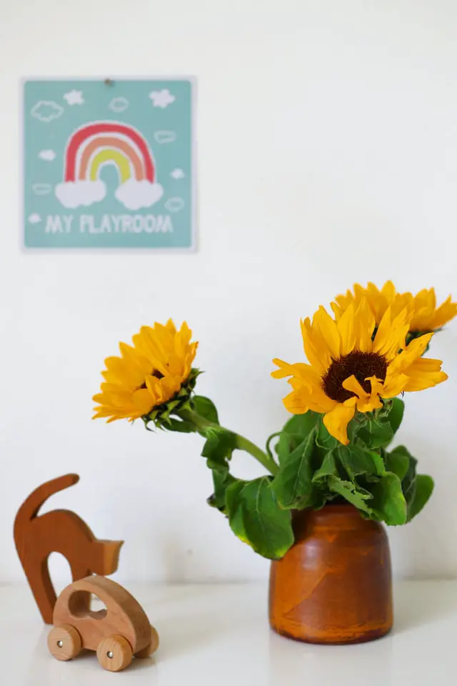 House Plant and Wooden Montessori Toy | Montessori Playroom | Baby Journey