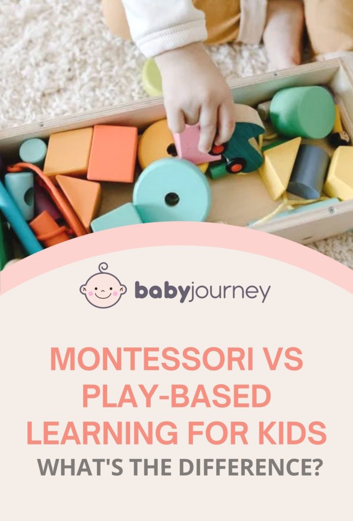 montessori vs play based learning pinterest - Baby Journey blog