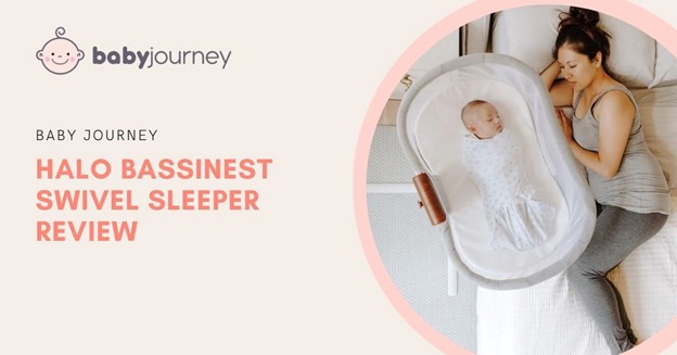 Mother sleeping next to baby in HALO BassiNest Swivel Sleeper Review featured image - Baby Journey