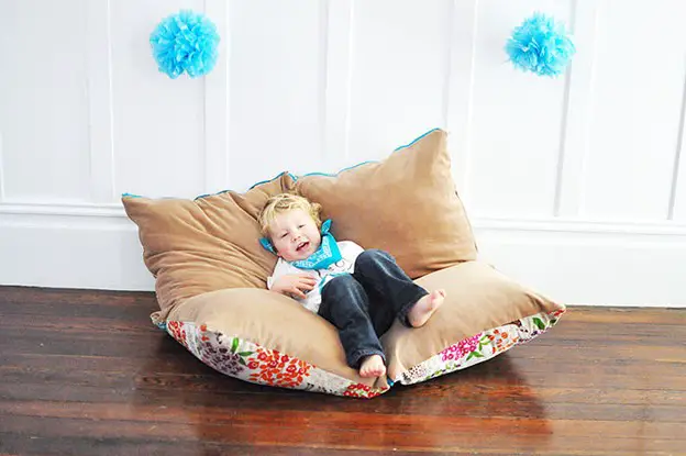 Infant Floor Pillow | Montessori Nursery Ideas | Baby Journey