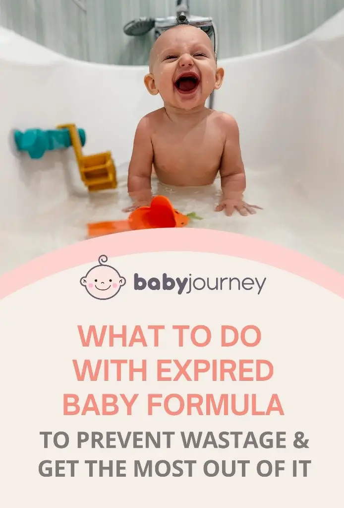what to do with expired baby formula pinterest - Baby Journey blog
