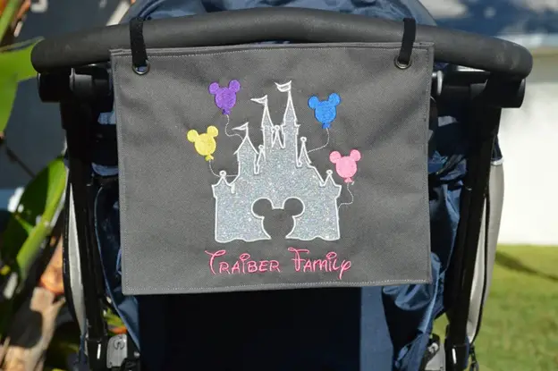 Embroided Stroller Tag | Disney Stroller Tag | Baby Journey