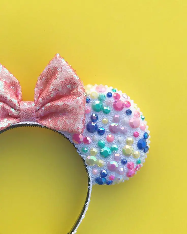 Mickey Mouse Ears hairband, Mickey Mouse headband – Best Disney Themed Baby Shower Ideas - Baby Journey