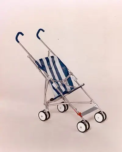 Photo of an early umbrella stroller - When Were Strollers Invented History of Baby Strollers – Baby Journey