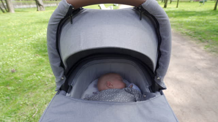 Baby Sleeping in Bassinet Stroller | When Can Baby Sit in Stroller | Baby Journey