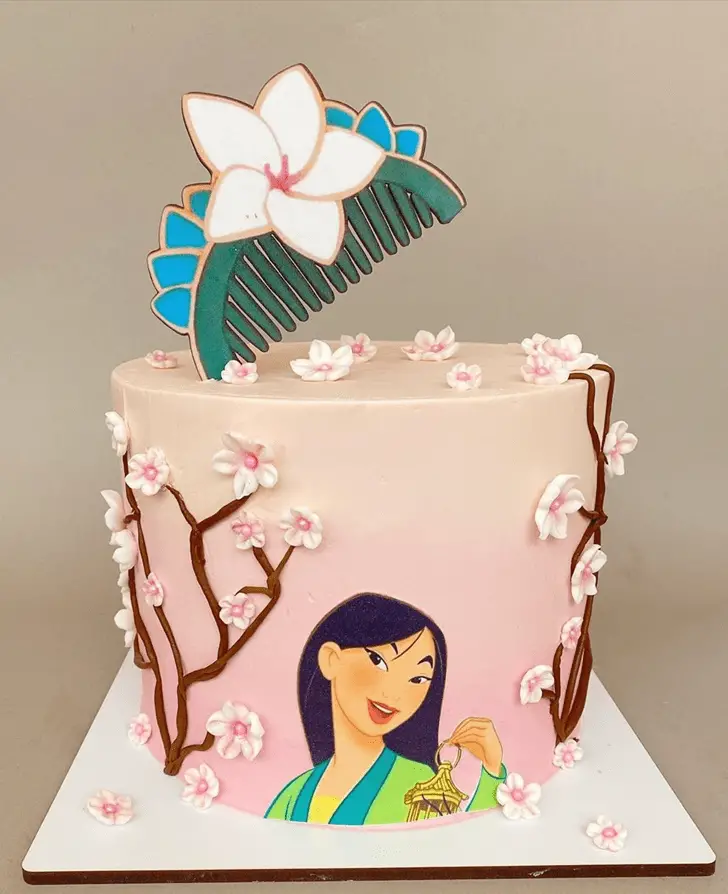 Mulan cake – Best Disney Baby Shower Ideas - Baby Journey